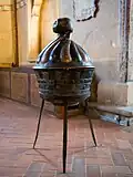 Baroque baptismal font