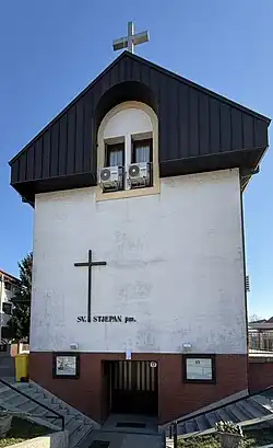 View of the church