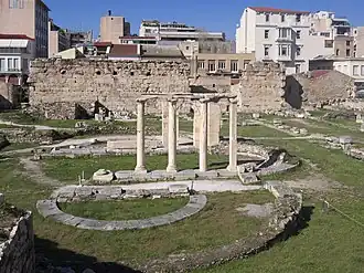 View from south: the tetraconch in the courtyard