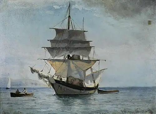 Ships at Spetses