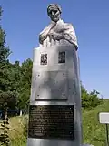 Monument at the mass graves, Jewish cemetery