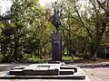 A WWII monument in the city