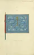 Russian military flag, 1706