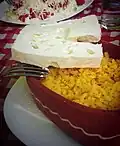 Kačamak with cheese