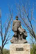 Monument to L. I. Lutugin, founder of the city