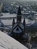 The Catholic Church of the Holy Trinity, view from the Trinity Cape.