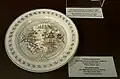 A plate from Kyiv Mezhyhirska Faience Factory&nbsp;[uk]