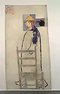 The Wandering Jew, 1983, Acrylic and pencil on canvas