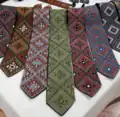 Balochi embroidered ties