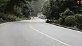 Road leading up the mountain