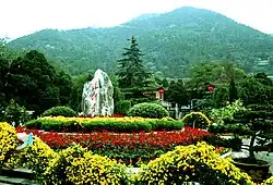 A view of Huaqing Palace, near Huaqing Pool