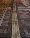 Tactile pavings with LED for people with limited vision