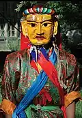 Tibetan goddess of fortune-telling in Ba'er Qudesi