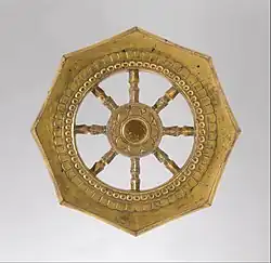 Japanese dharmachakra, late 13th century.