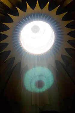 Sensor flare—light is reflected off the sensor to the lens and then back to the sensor