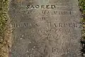 Grave dated 1818, cemetery of St Mary's Anglican Church