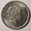 0.20 NZD coin Obverse