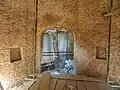 The interior of the gate is formed by a small chamber