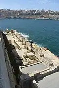 Sea-level (no 1) battery - Fort St Angelo
