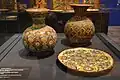 Kuty-style plate and vases