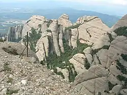 A rocky landscape