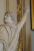 Niobid rises on a rock Galleria degli Uffizi