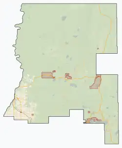 Northern Sunrise County is located in Northern Sunrise County