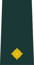 Second lieutenant (Ghana Army)