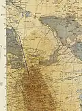1938 English topographic map (detail)