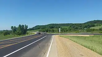 Eastern terminus on WIS&nbsp;80