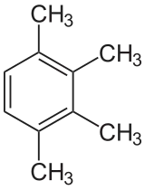1,2,3,4-Tetramethylbenzene or Prehnitene