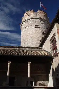 Augusto Tower view inside the castle