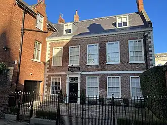 No. 10, the last building on the street