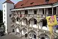 Courtyard of the Brzeg Castle
