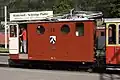 SPB He 2/2 18 Gündlischwand former WAB He 2/2 58 in brown colour scheme in Wilderswil, 2015