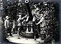 A 155 mm in action near the Vosges mountains.