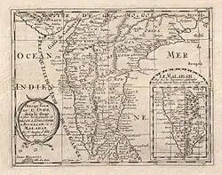 A French map of the Deccan.