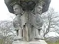 Sundial sphinxes, Newbattle Abbey, 17th century.