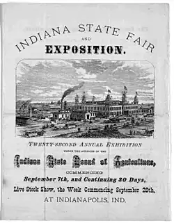 Indiana State Fair, Indianapolis, 1874