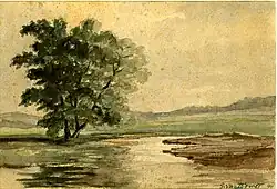 Gabriel Van Dievoet (1896): Lake, Private collection.