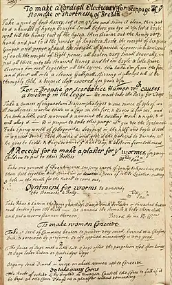 Image 718th-century medical remedies collected by a British Gentry family (from History of medicine)