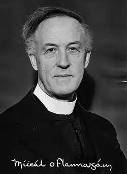 1937 Portrait of O'Flanagan, taken in America while he was fund-raising during the Spanish Civil War.