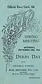 1945 AJC Derby racebook front cover