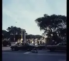 Illinois National guard troops off of Michigan Avenue.