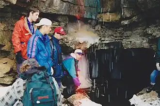 Upstream entrance to the cave of the Devil's Hole