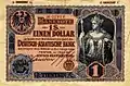 1 dollar local currency, Tianjin (1907)