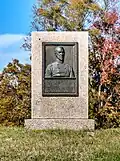 Relief portrait of Lightburn at Vicksburg National Military Park