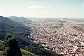 The region of the volcanic caldera inactive 90 million years ago