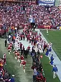 Washington's sidelines during the week 16 home game