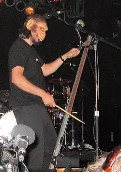 Claypool playing the Whamola at The Rave (Milwaukee, WI).